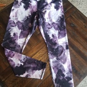 Gaiam watercolor leggings XL